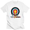 Individuelle Weeping Target T-Shirts für Herren 100% Baumwolle Tee Tops Bogenschießen Bogenschütze Darts Schießen T-Shirts Mode T-Shirt Kleidung