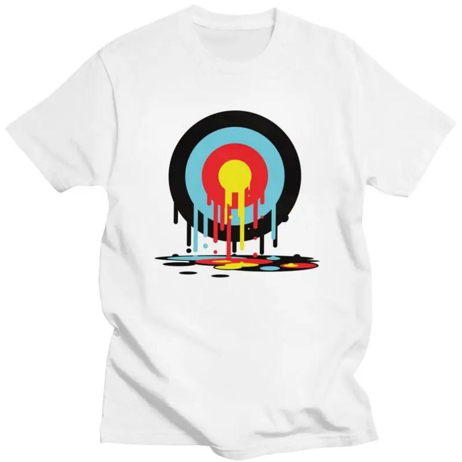 

Custom Weeping Target T Shirts for Men 100% Cotton Tee Tops Archery Archer Darts Shoot Tshirts Fashion T-shirt Clothing S чёрный