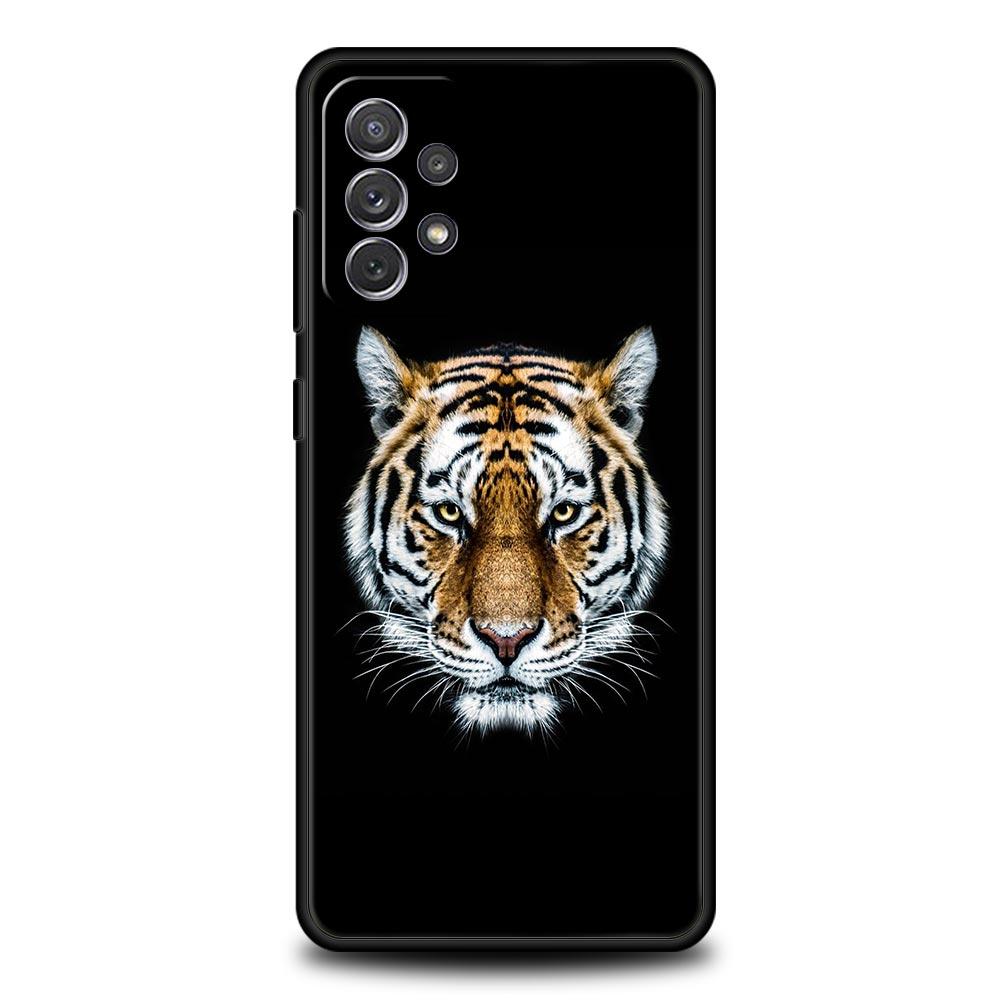 Tiger Animal Phone Case For Samsung Galaxy A73 A53 A33 5G A13 4G A03 A23 A21s A03s A11 A31 A41 A51 A52 A71 M21 M22 M31 A01 Cover