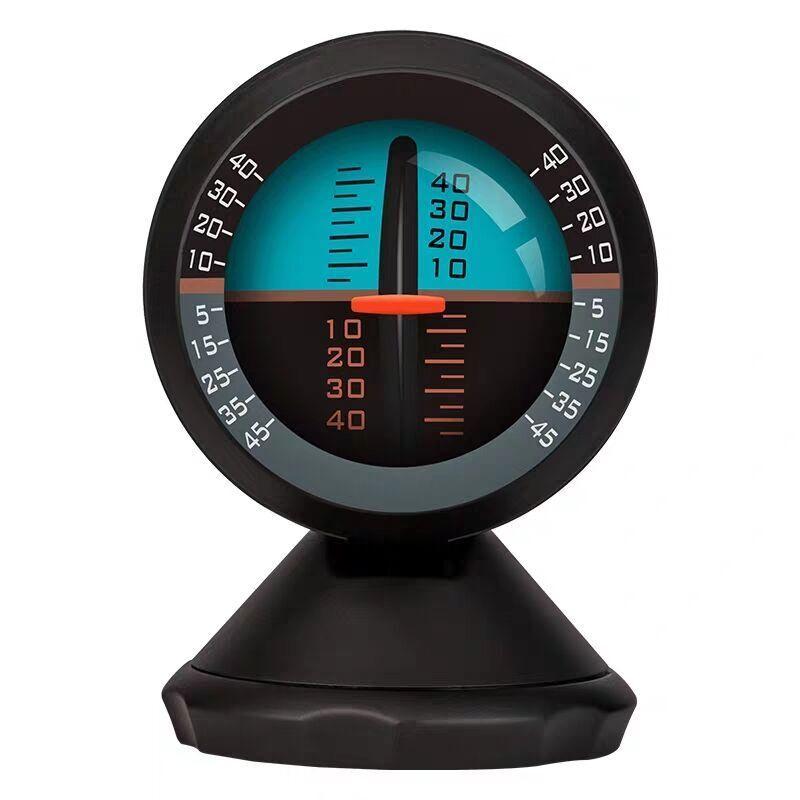 Car Slope Meter Level Meter Self-sensing Slope Meter Car Decoration Instrument Balancer Car Practical Ornaments