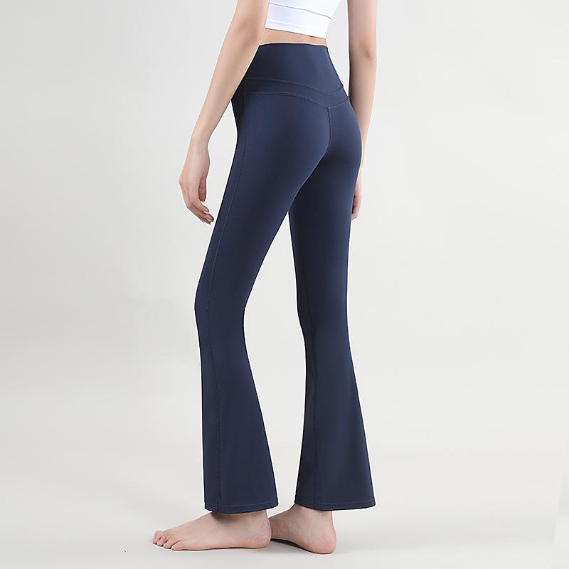 

Леггинсы для пилатеса с высокой талией, утягивающие, расклешенные, с контролем живота L