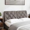 VidaXL Taupe Headboard Cushion 120 Cm Fabric 4019216