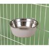 Hanging Automatic Pet Cat Food Feeder with 30oz Bowl and 500ml Water Dispenser Bunny Gravity Feeding Station Waterer Set Feeder 4