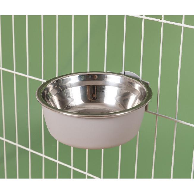 Hanging Automatic Pet Cat Food Feeder with 30oz Bowl and 500ml Water Dispenser Bunny Gravity Feeding Station Waterer Set Feeder 4