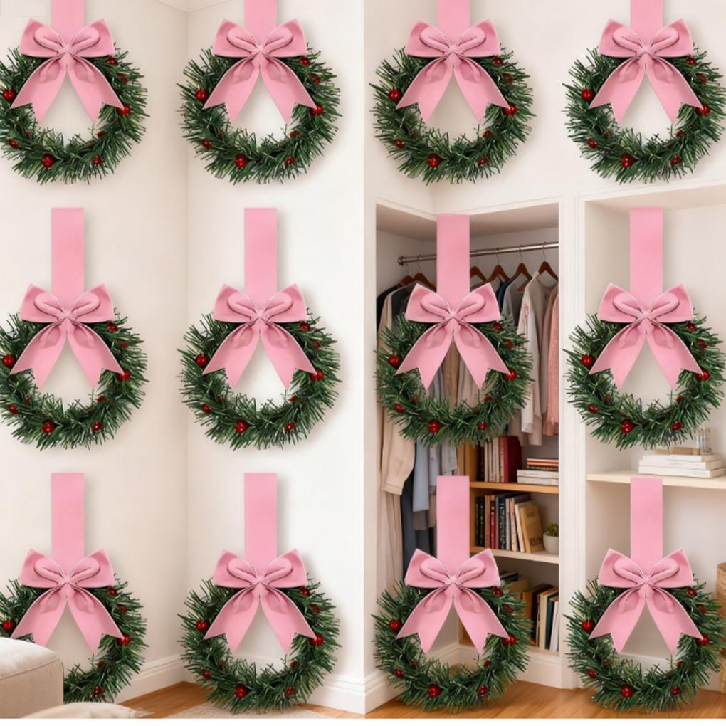 12 Pieces Christmas Wreaths, Wave-Style Cabinet With Christmas Small Kitchen For Doors, Windows, Walls, Trees.