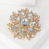 High End Diamond Inlaid Brooch, Women's High-end Feel, Chest Flower, Multifunctional Clothing Accessories