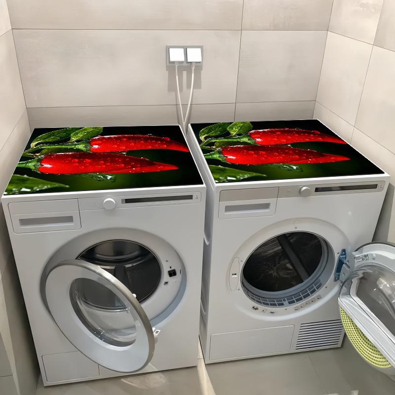 1Pcs Rubber Drying Mat With Chili Pattern For Coffee Shop Restaurant Kitchen Carpet Tableware Durable Diatom Mud Table Mat Pet Mat Coffeeware