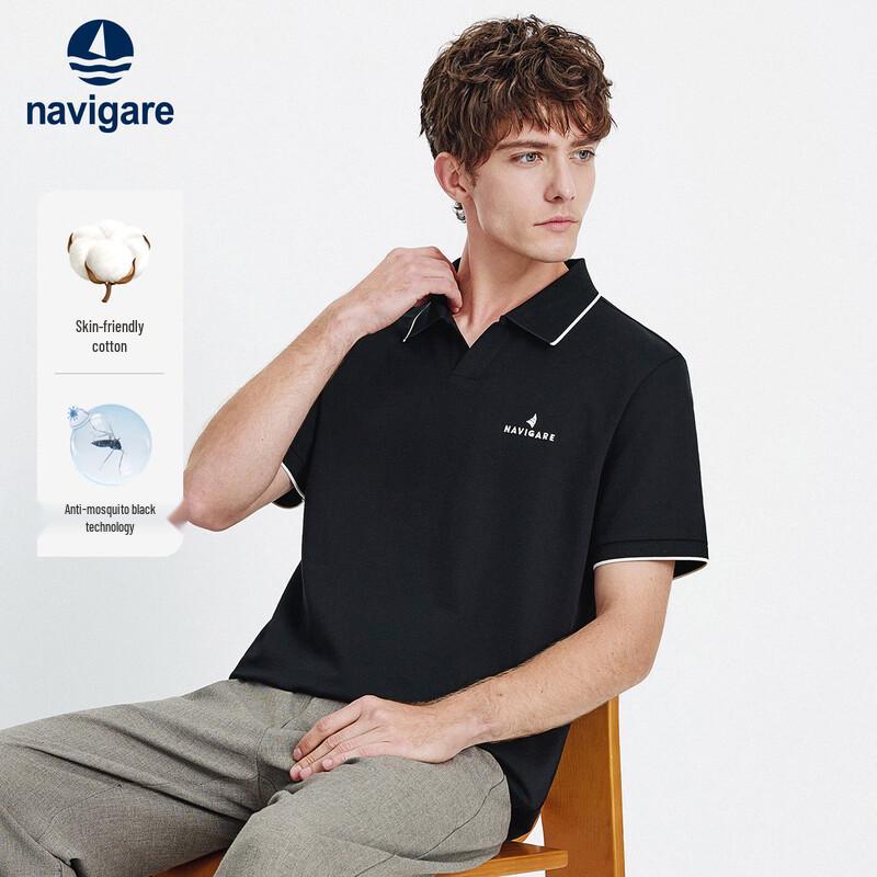 Navigare Men's Anti-Mosquito Short-Sleeve Polo Shirt