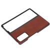 Leather Case Cover for Samsung Galaxy Z Fold 2 Shockproof Phone Protective Cover ShellBrown