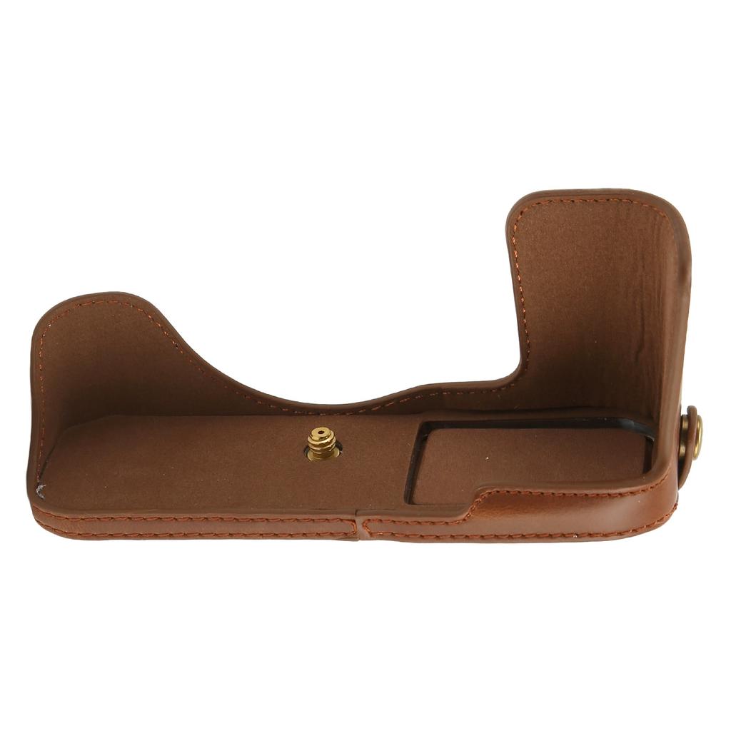 For Zfc Protective Case Artificial Leather Wear Resistant Half Case for Fujifilm Zfc Camera