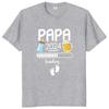 Papa 2024 2025 T Shirt Funny Future Dad Beer Lovers Gift Tee Tops 100% Cotton Unisex O-neck Oversized T-shirts EU Size