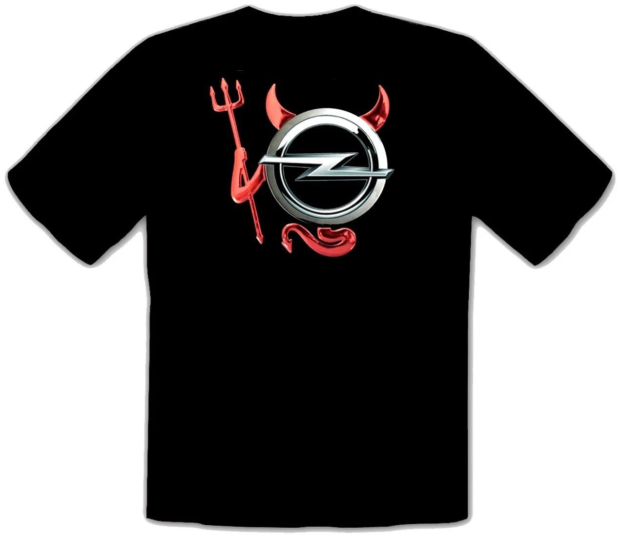 Opel Devil Teufel Car Logo Car Black Kids T-Shirt -227-SW-Kids- S