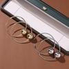 Exaggerated Metal Ball Large Earrings Earrings, High-End Silver Needle Earrings, Simple And Cold Wind Earrings, Jewelry