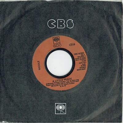 7inch Record NICOLE (2) - A Little Peace CBSA2365 CBS 1982 UK Pop Used
