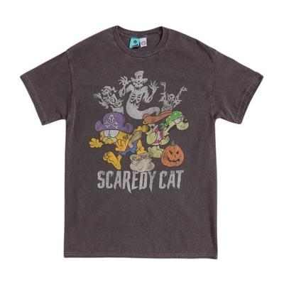 Garfield Unisex Adult Scaredy Cat T-Shirt