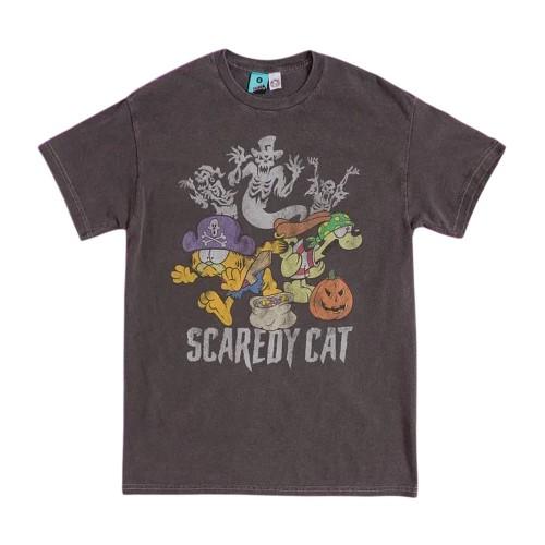 Garfield Unisex Adult Scaredy Cat T-Shirt