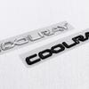 20x1.6CM ABS Car Rear Trunk Modified Sticker for Geely Coolray Logo Binyue Personalized Letter Badge Tail Decoration