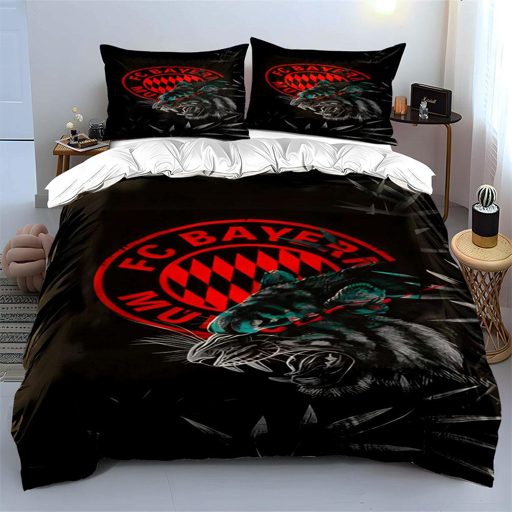 FC Bayern Munich Logo. Bedding Sets Duvet Cover Sets Duvet Covers Pillowcases(1 * Duvet Cover 2 * Pillowcases Without Duvet Insert)