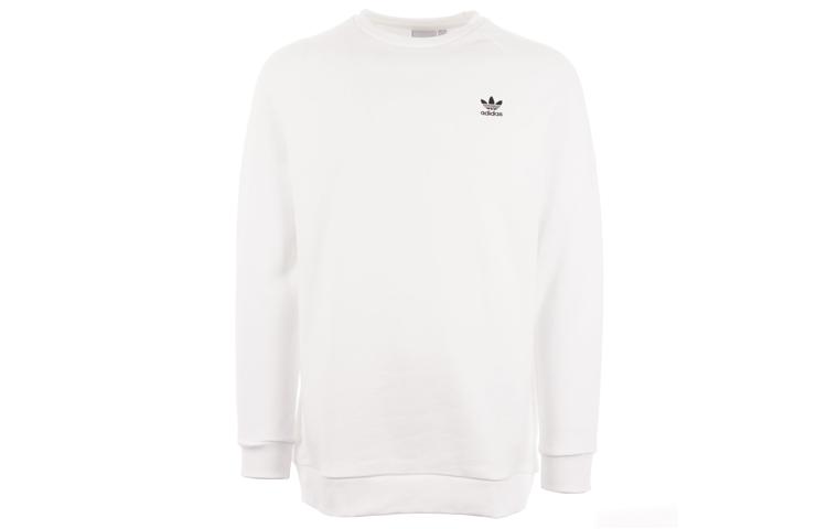 Adidas Originals Sweatshirts Men s White Crew Neck Moderate Regular DV1599 M