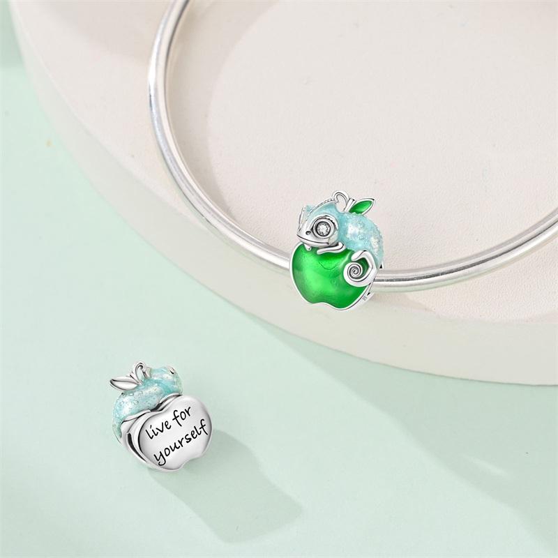 925 Silver Learned Little Animals Series Charms Pendants For Necklace Original Bracelet DIY Birthday Women's Fine Gifts