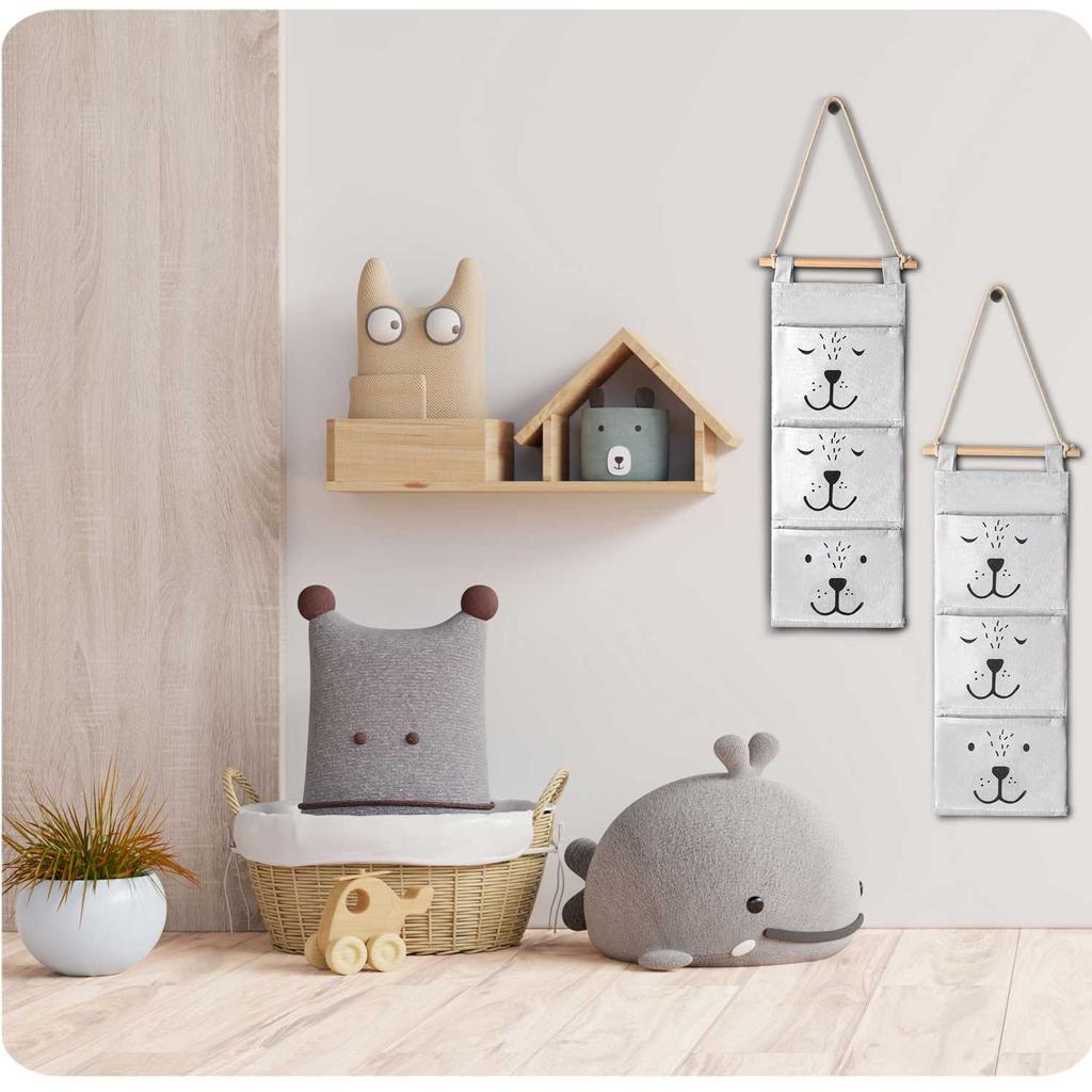 Nukido Nk-403 Hanging Toy Organizer - Gray