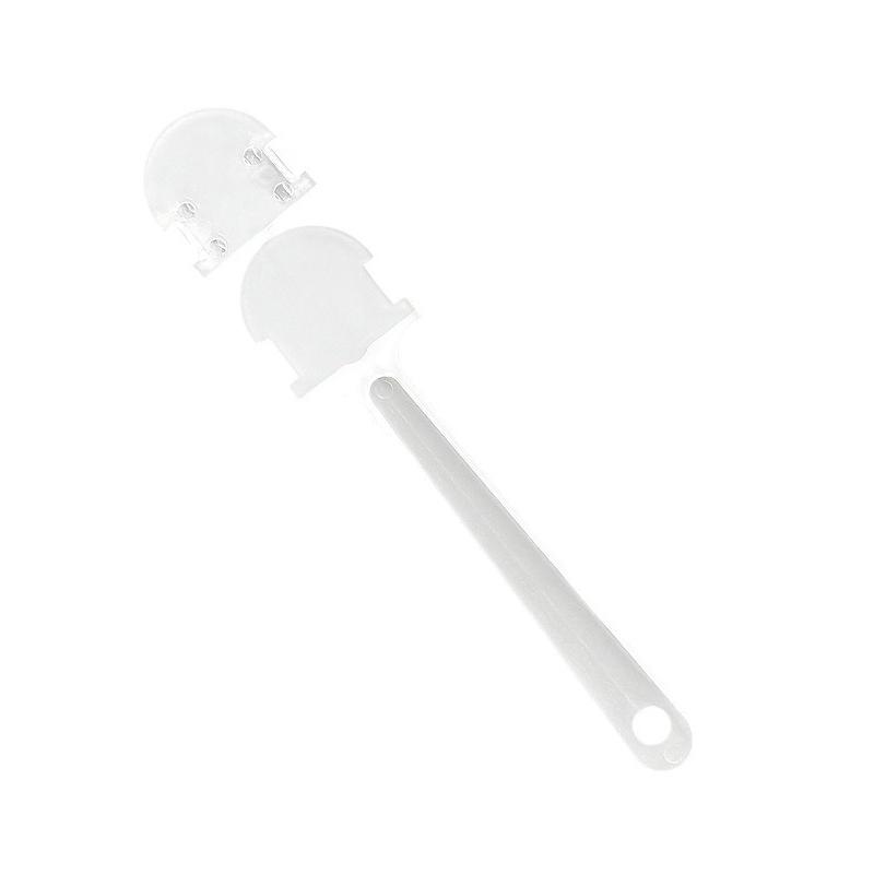 

5pcs Transparent Mini Fan Handle Portable Small Plastic Fan Handle Replacement DIY Fan Accessories