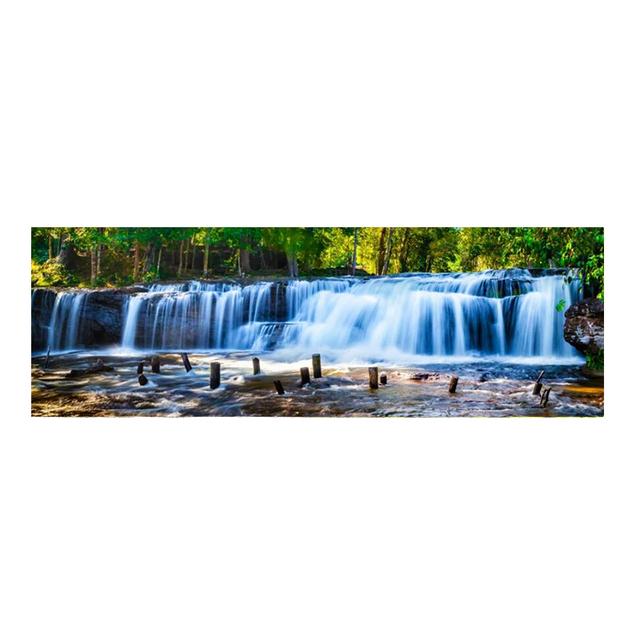 Modern Big Size Landscape Fall Nature Green Tree Canvas Painting Lake Posters and Prints Wall Pictures for Bedroom Home Decor No Frame