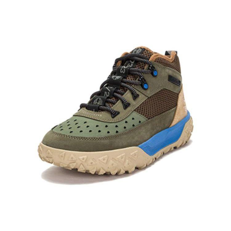 Timberland Náraz pohlcující protiskluzová odolná poloviční výška venkovní funkční obuv pánská obuv hnědá zelená A5TMG