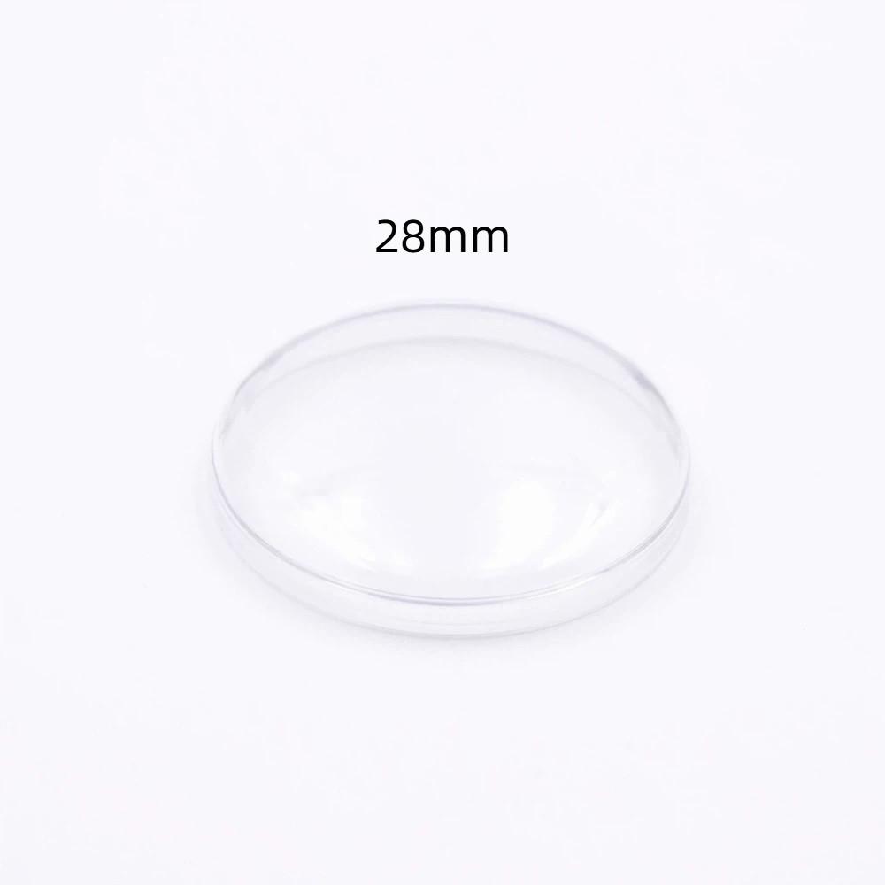28-40mm Acrylic Pot Cover Crystal Clear Watch Accessories Acrylic Watch Mirror  Watch Restoration