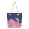 Starry Sky Print Thick Rope Single-shoulder Beach Bag 7229 CLE