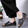 Genuine Leather Women's Korean Style Slip-On Shoes for Students, Expectant Mothers, and Mothers