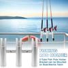 Light Weight Aluminum Fishing Rod Holder 3/4 Tube Durability Corrosions Resistant for Outdoor Fishing Accessories