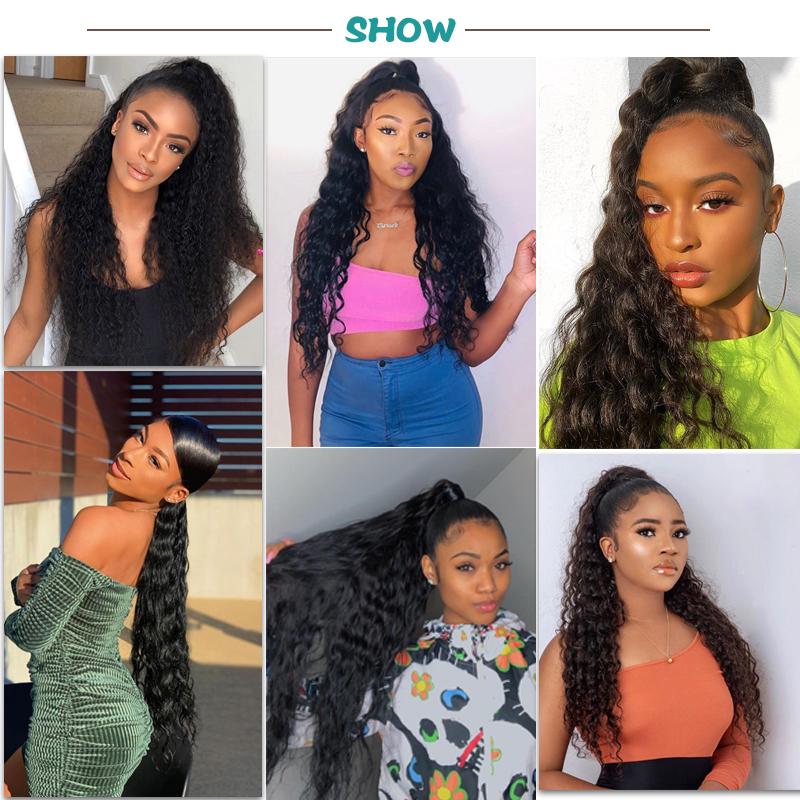 Coada de cal cu velcro, lung și ondulat, sintetică, cu clemă în coadă de păr, păr fals, coadă de cal, cu agrafe, extensie de păr