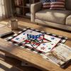 Independence Day Placemat Linen Printed Table 12 By 18 In For Dining Table And Coffee Table