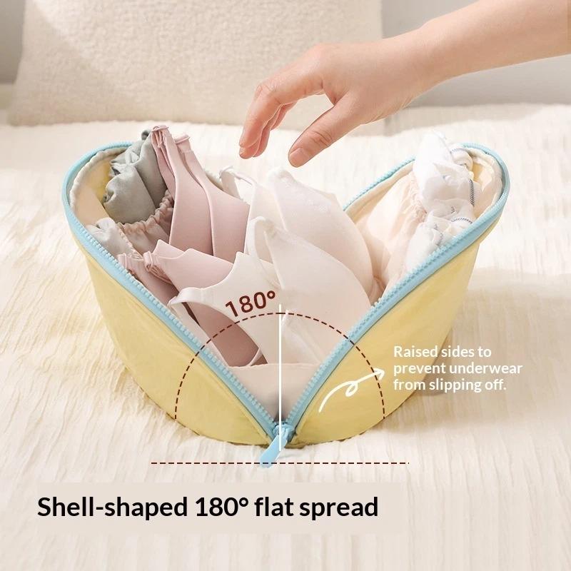 Multi-Purpose Underwear Storage Bag Compression Function Three-In-One Set Clothing Storage Bag Lightweight Portable 1Pc