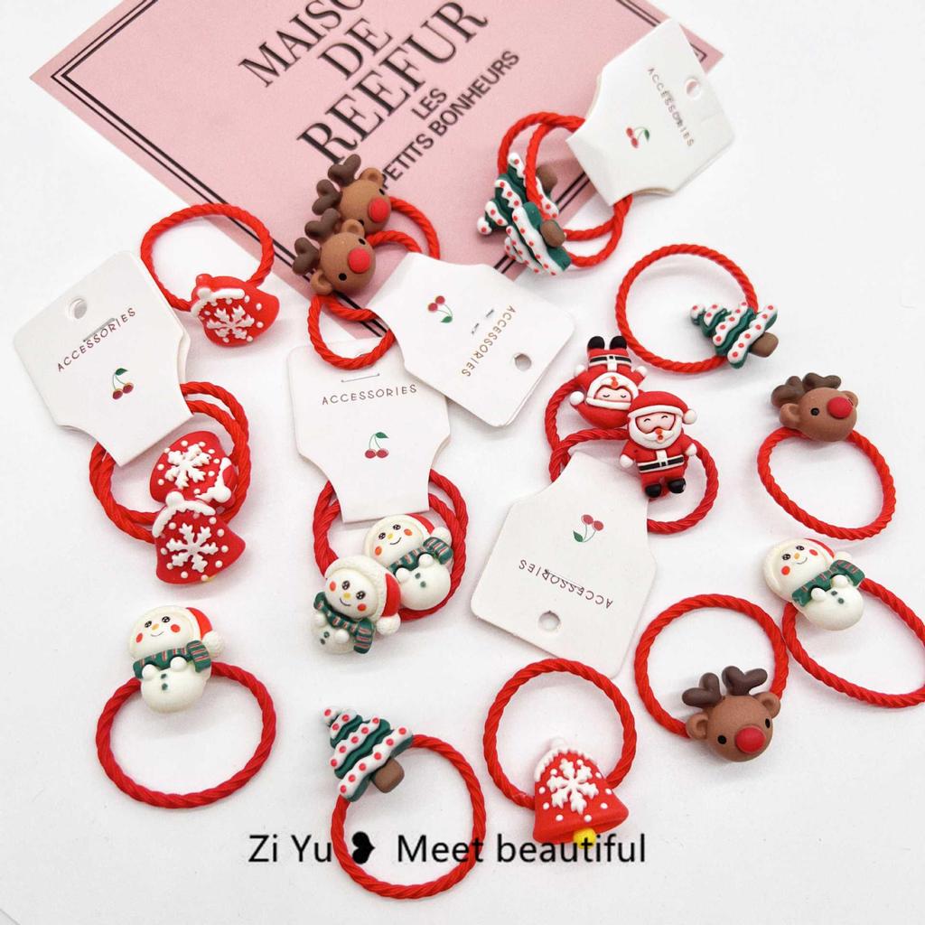 2022 Niedliches Weihnachts-Haarband für Kinder: Schneemann und Weihnachtsmann Baby Kopfschmuck