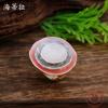 New enamel three-layer round hollow elastic ring women's fashion versatile three-dimensional ring ring