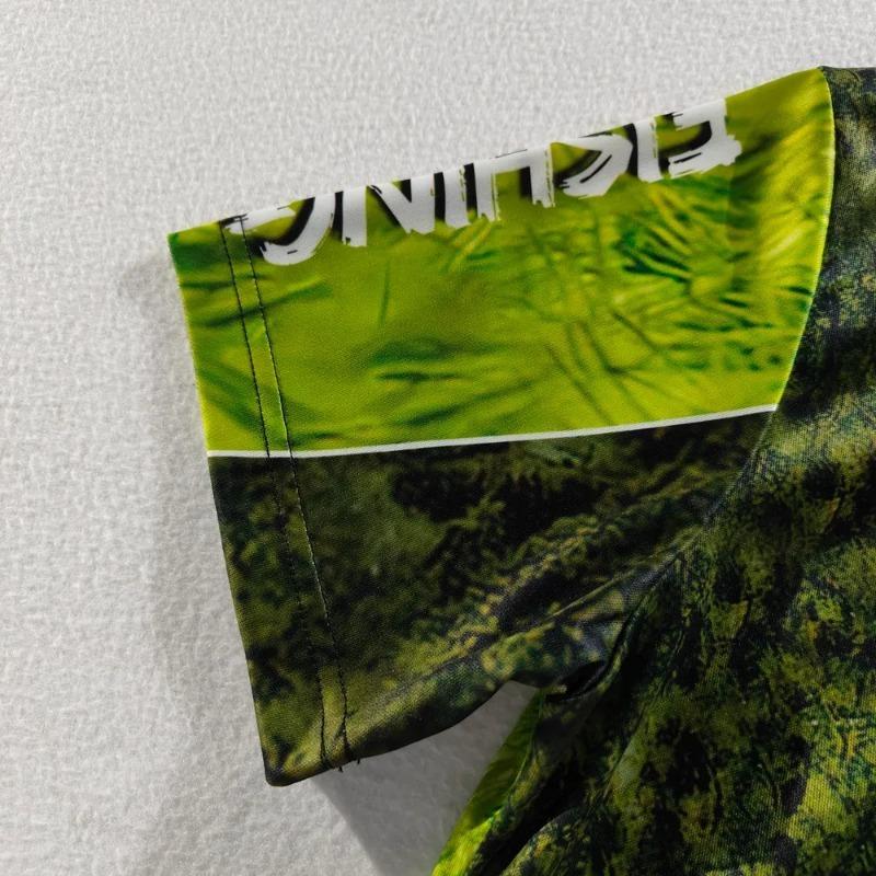 Summer Men's Fishing T-Shirts Short Sleeve 3d Fish Print Street T-Shirts Hip Hop Big Size Man Tees Loose Casual O-Neck Tops