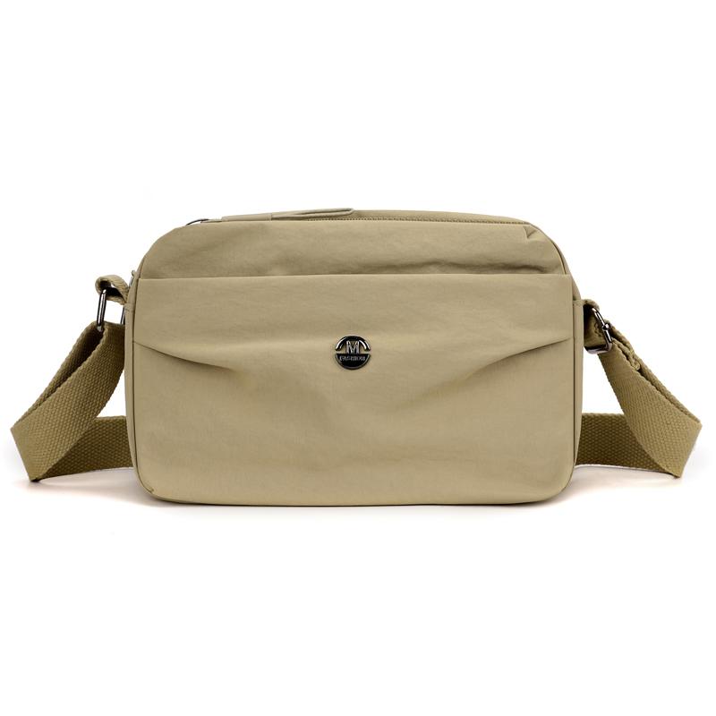 Japanese simple and lightweight small square bag women's nylon leisure outdoor commuter messenger bag literary and versatile underarm shoulder bag