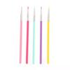 Silikon Concealer Pinsel Augen Make-up Hilfspinsel Eyeliner Pinsel Lidschatten Augenbrauen Details Nagellackierwerkzeuge Nail Art Pinsel