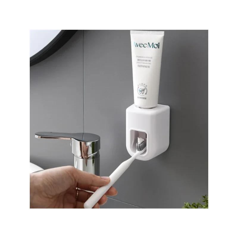 Toothpaste Toothbrush Lazy Creative Holder Wall Squeezer Waterproof Dispenser Automatic Bathroom Accessories Toothpaste Mount