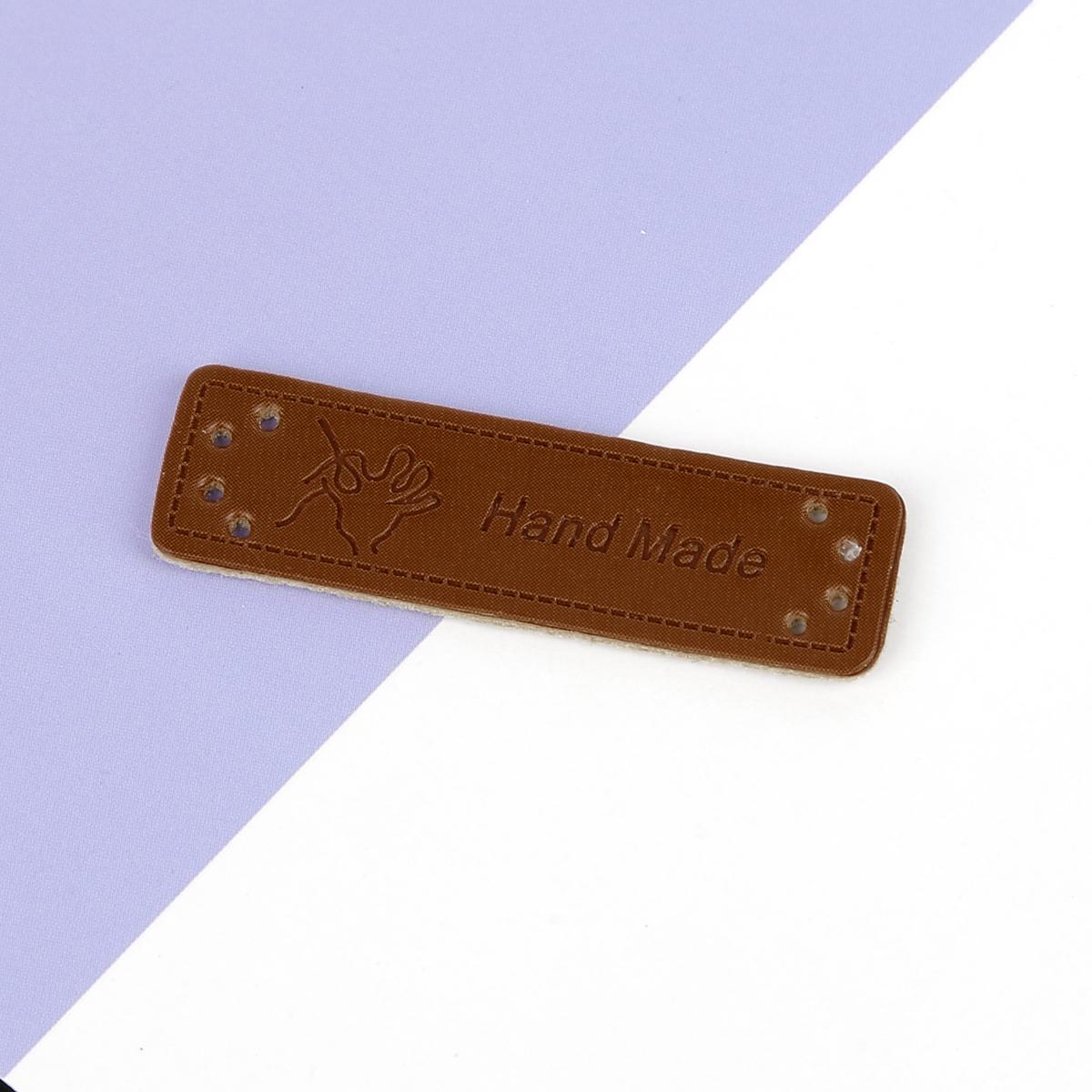 

Бирки из искусственной кожи ручной работы на одежде, тисненые этикетки для джинсов, сумок, обуви, шитья одежды