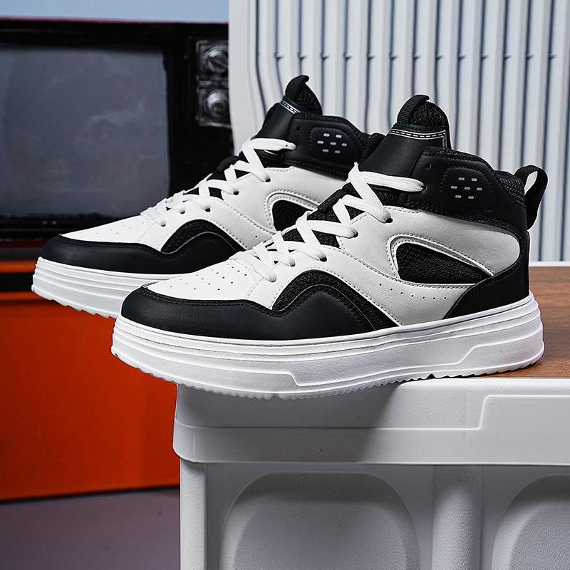 Fashion 2025 New Shoes Men's Casual High Top Sports Board Shoes New Type Fashionable And High Quality Trendy Comfortable Sports Sneakers