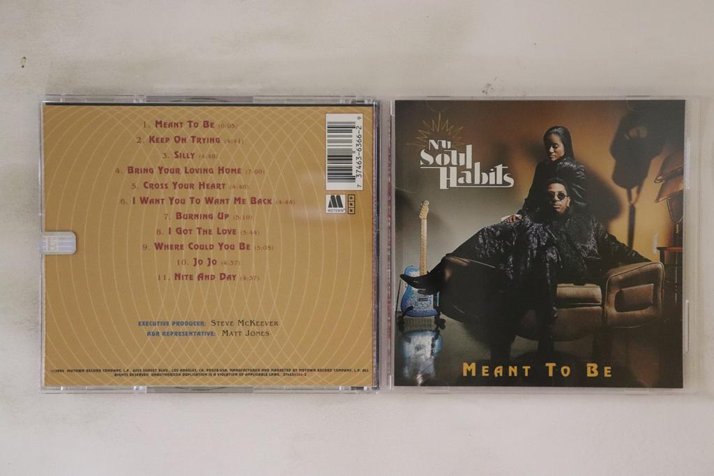 CD NU SOUL HABITS - Meant To Be 3746363662 Motown 1994 US Soul/Funk Used