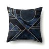 Nordic Style Ins Marble Polyester Pillowcase Car Decoration Home Printed Waist Cushion Pillowcase