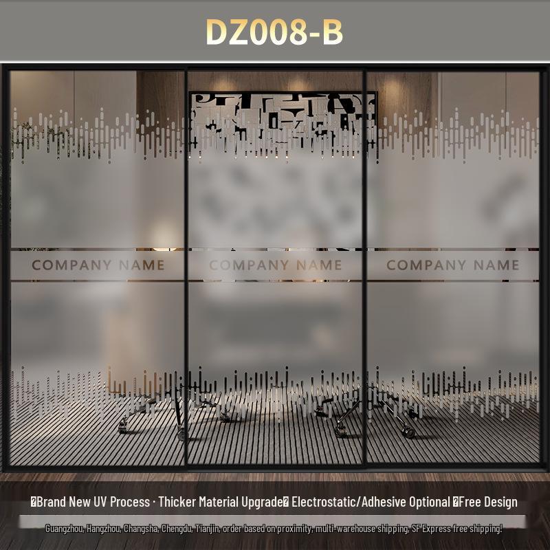 White Dot Gradient Anti-Peeping Privacy Film for Office and Cafe Glass Partitions 0X0cm
