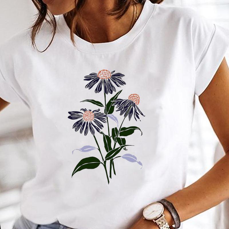 

Женский принт Ленивец Животное Тренд Симпатичная одежда Модные топы Футболка Футболка Принт Мультяшный Эстетический Женский Женский Графический Футболка