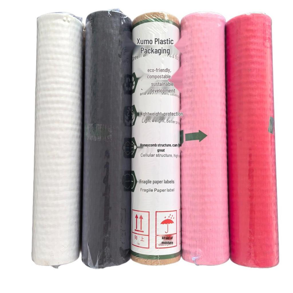 Honeycomb Kraft Paper Roll for Cushioning and Gift Box Padding