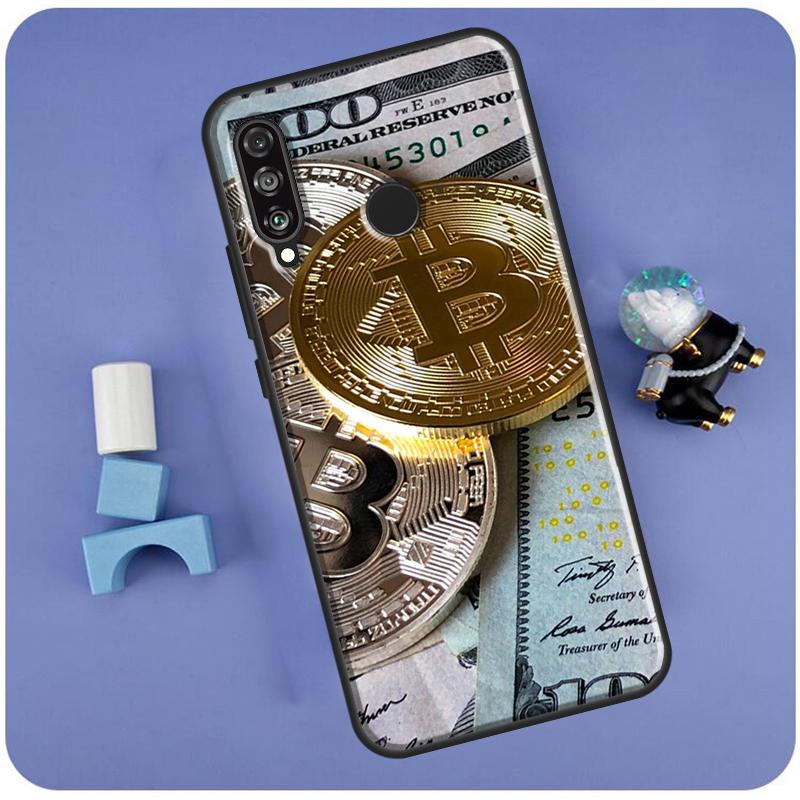 Bitcoin BTC For Huawei Nova Y70 Y91 Y90 Y60 Y61 Y72 Y73 3i 7i 8i 11i 12i 9 10 SE P20 P30 P40 Lite Case