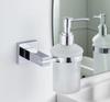 Luxe Chroom Wandmontage Handzeepdispenser Glazen Fles Schuimzeep Modern Ontwerp voor Hotel Toilet Schoolgebruik 3 Jaar Garantie